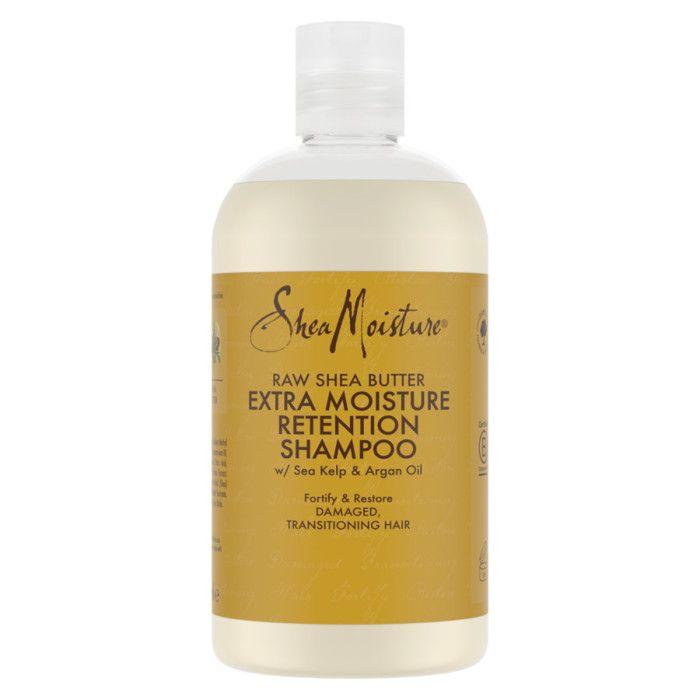 Shea Moisture de karité brut extra rétention d'humidité Shampooing 379ml SHAMPOING