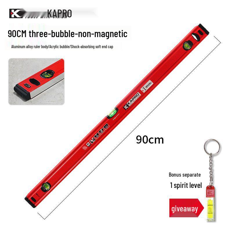 Высокоточный противоударный мини-магнитный алюминиевый спиртовой уровень