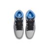Air Jordan 1 Mid Crater Grey University Blue Мужские кроссовки Нейтрально-серый черный DM3529-004
