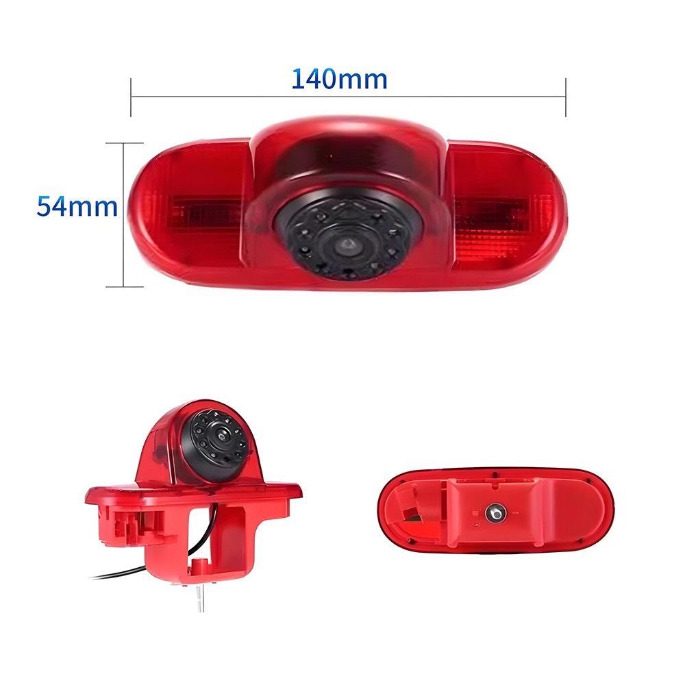 4.3-Inch Rearview Mirror with Brake Light Camera for Opel Vivaro, Movano, Renault Trafic