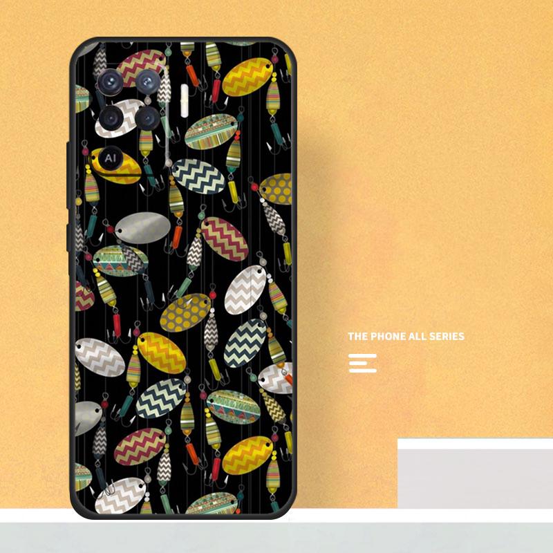 Fishing Tackle Case For Oppo A80 A60 A40 A6 A5 Pro A15 A16 A17 A57 A94 A74 A54 A76 A96 A18 A38 A58 A78 A98