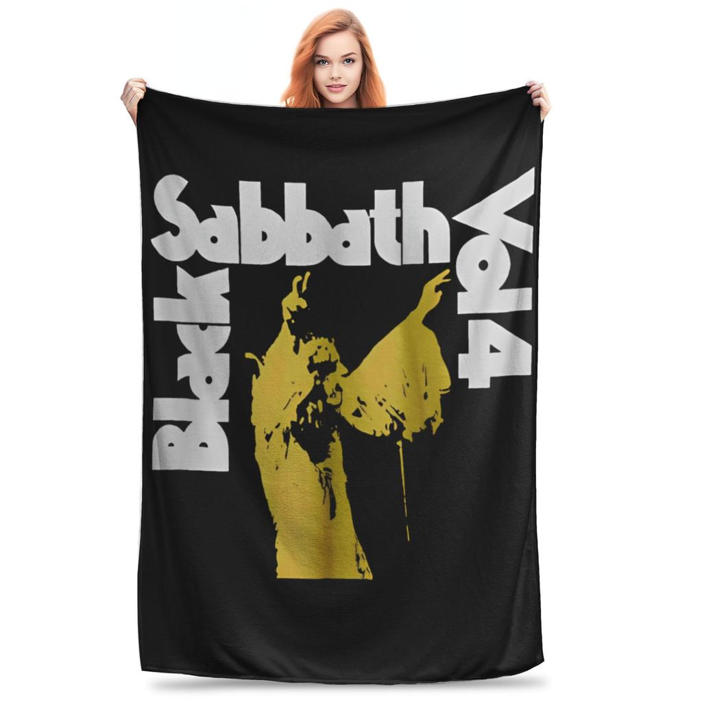 Black Sabbath Оззи Осборн Одеяло Тур Back To The Beginning Теплое Плюшевое Одеяло Для Домашнего Декора Путешествий Офиса Фланелевое