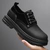 2025 новые низкие ботинки Мартина мужские кожаные большого размера повседневные дерби обувь британский стиль рабочие ботинки большая голова кожаные ботинки осень и зима