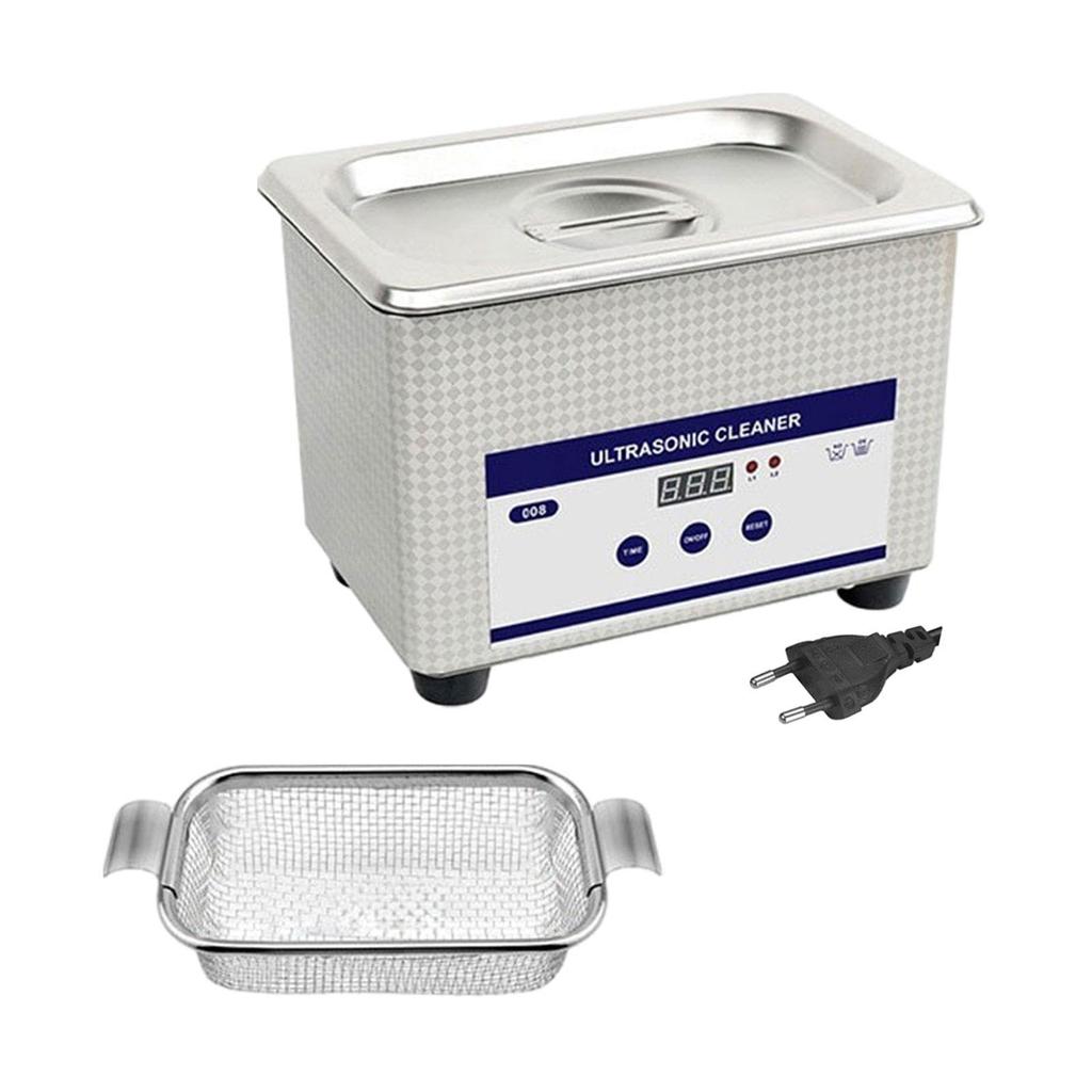 Ультразвуковой очиститель Ультразвуковой очиститель для очков и ювелирных изделий 40 кГц Высокочастотная ультразвуковая моющая ванна для чистки очков и ювелирных изделий