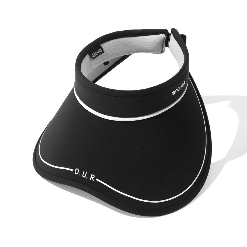 Empty Top Hat Children Sunshade Sunscreen Big Eaves Hat Big Head Circumference Niche Personality Cover Full Face Summer Uv Sun Hat Tide