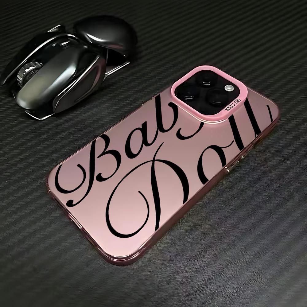 Стильный чехол для телефона Baby Doll для iPhone 17 Air 16 e 15 14 13 12 11 Pro Max Plus Mini SE 2020 2022