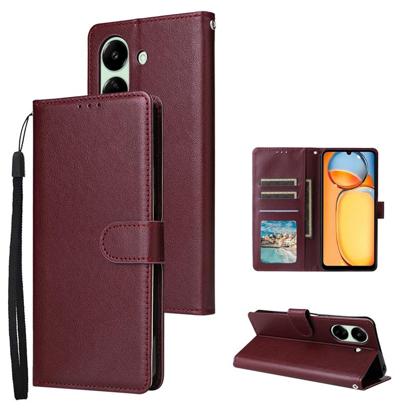 SFor Xiaomi Redmi 13C кожаный чехол на Coque Xiaomi Redmi 13C Redmi13C 13 C чехол Funda Classic Style Flip Wallet Phone Cases