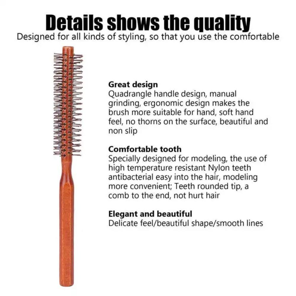 Roller Hair Brush Round Hairbrush Styling Hair Brush New Curling Roller Hairbrush  Unisex