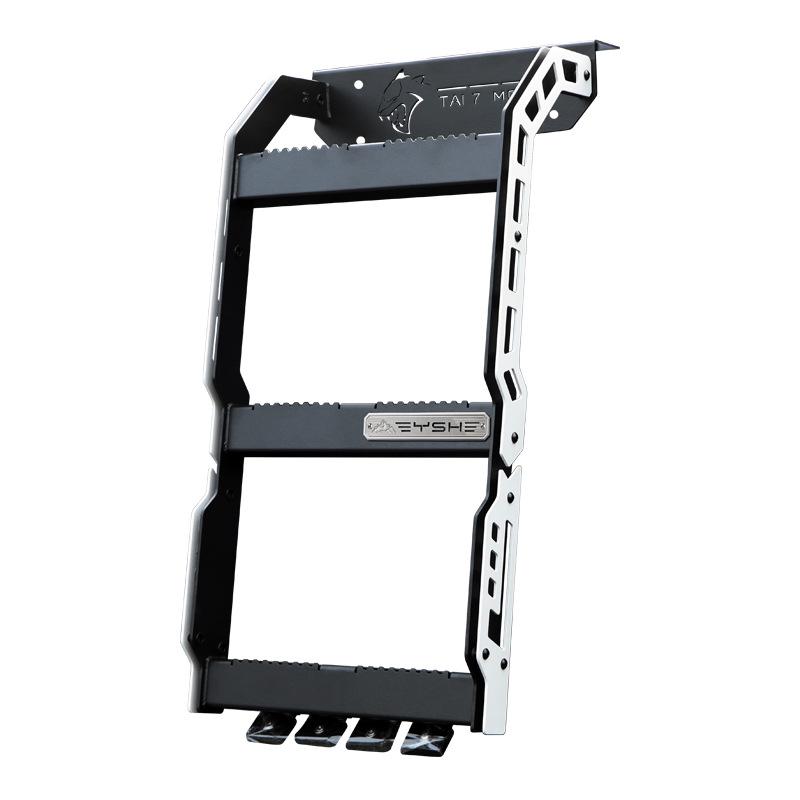 Formula Leopard Titanium 7 Black Panther Roof Rack Side Ladder & Armor Expansion Platform