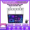 Автомобильная магнитола Android Car-Play для Chery Fora A5 A21 2006 - 2010 Cowin 3 A21 2010 - 2011 Мультимедийный плеер Головное устройство Стерео Навигация GPS BT WIFI, 2+64 ГБ