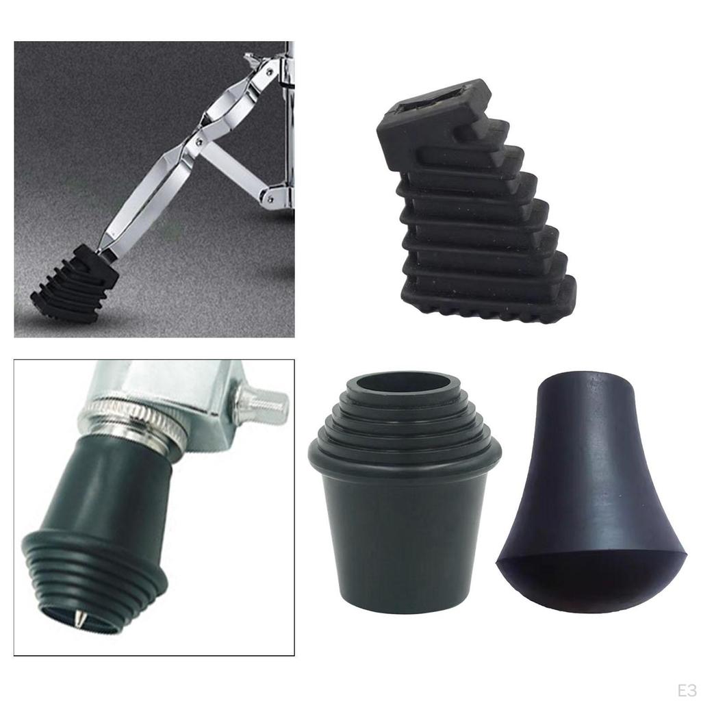 3 шт. Практичные Защитные Накладки на Ножки Барабана Запасной Аксессуар для Ударных Ножки Фурнитура для