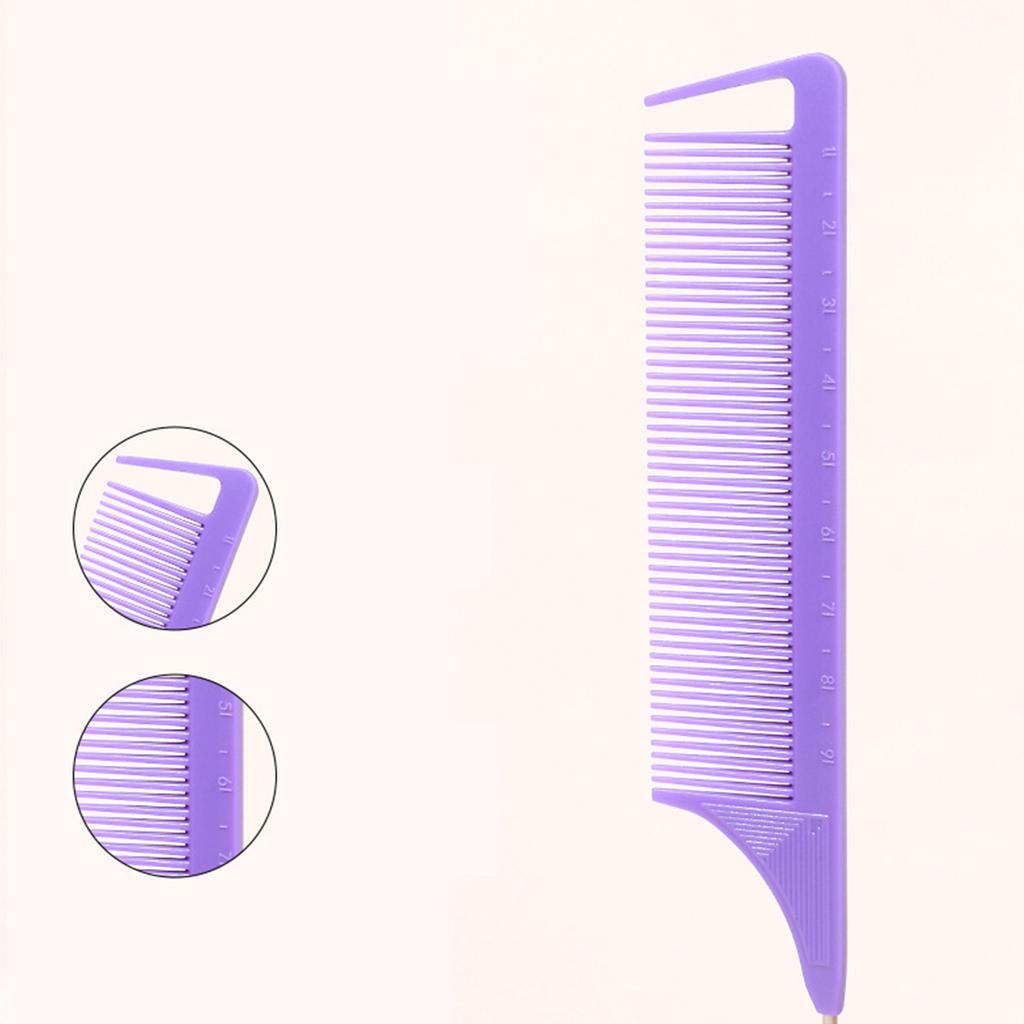 3Pieces Hair Styling Comb Set Teasing Hair Brush Rat Tail Comb Edge Brush for Edge Back Brushing Combing Slicking Hair