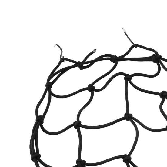 Adjustable Bungee Cargo Net Universal 30cm X 30cm Black Luggage Mesh for Motorcycle