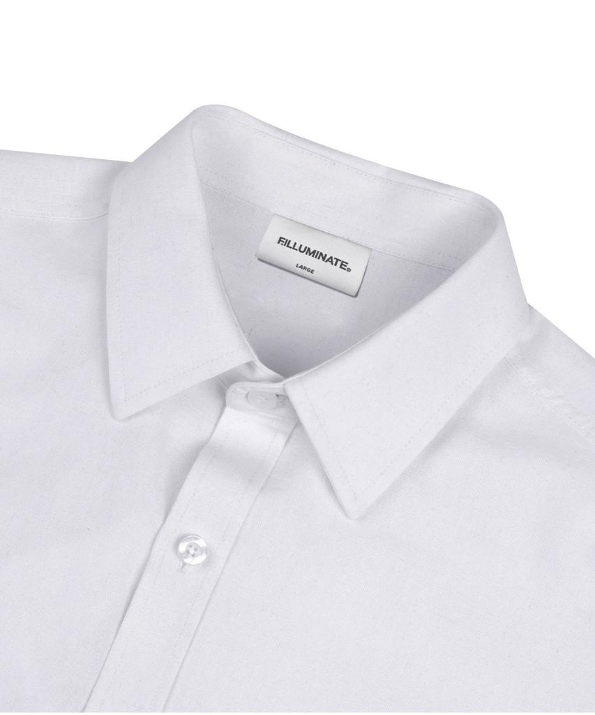 FILLUMINATE Optimal Basic Shirt - White [Select Linen & Oxford]