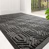 Nordic Simple Rubber Entrance Door Floor Mat Carpet Entrance Door Mat Polypropylene Scraper Dust Dust Anti-slip Mat