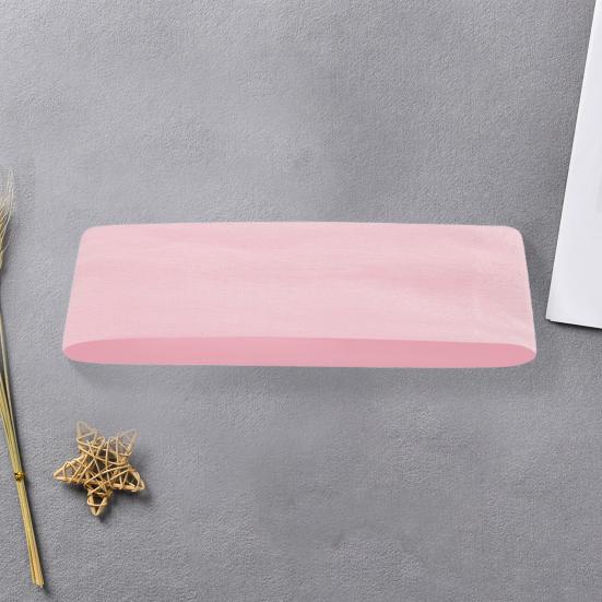 Women Men Headband High Elastic Solid Color Wide Hair Band Breathable Elastic Hair Tie