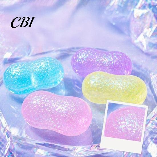 Soft Waxy Resistance Toy Maltose Peanut Stress Ball, Slow Rising TPR Fidget Toy, Sensory Calming Decompression Ball for Anxiety Relief, Portable Desk