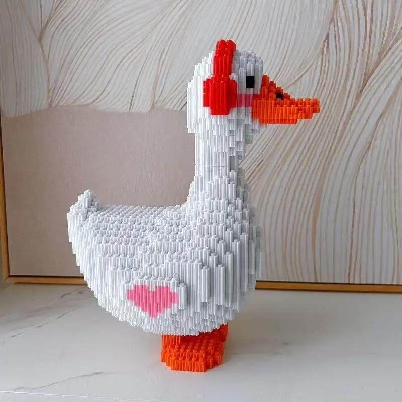 Кавайный 3D DIY Енот Кролик Строительные Блоки Игрушка Коричневый Музыкальный Медведь Группа Вечеринка Фигурка Модель Забавное Животное Сборка Подарок на День Рождения