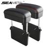SEAMETAL Car Armrest Box Elbow Rest Pad Arm Rest Extender Universal Console Storage Organizer Adjustable Height Elbow Support