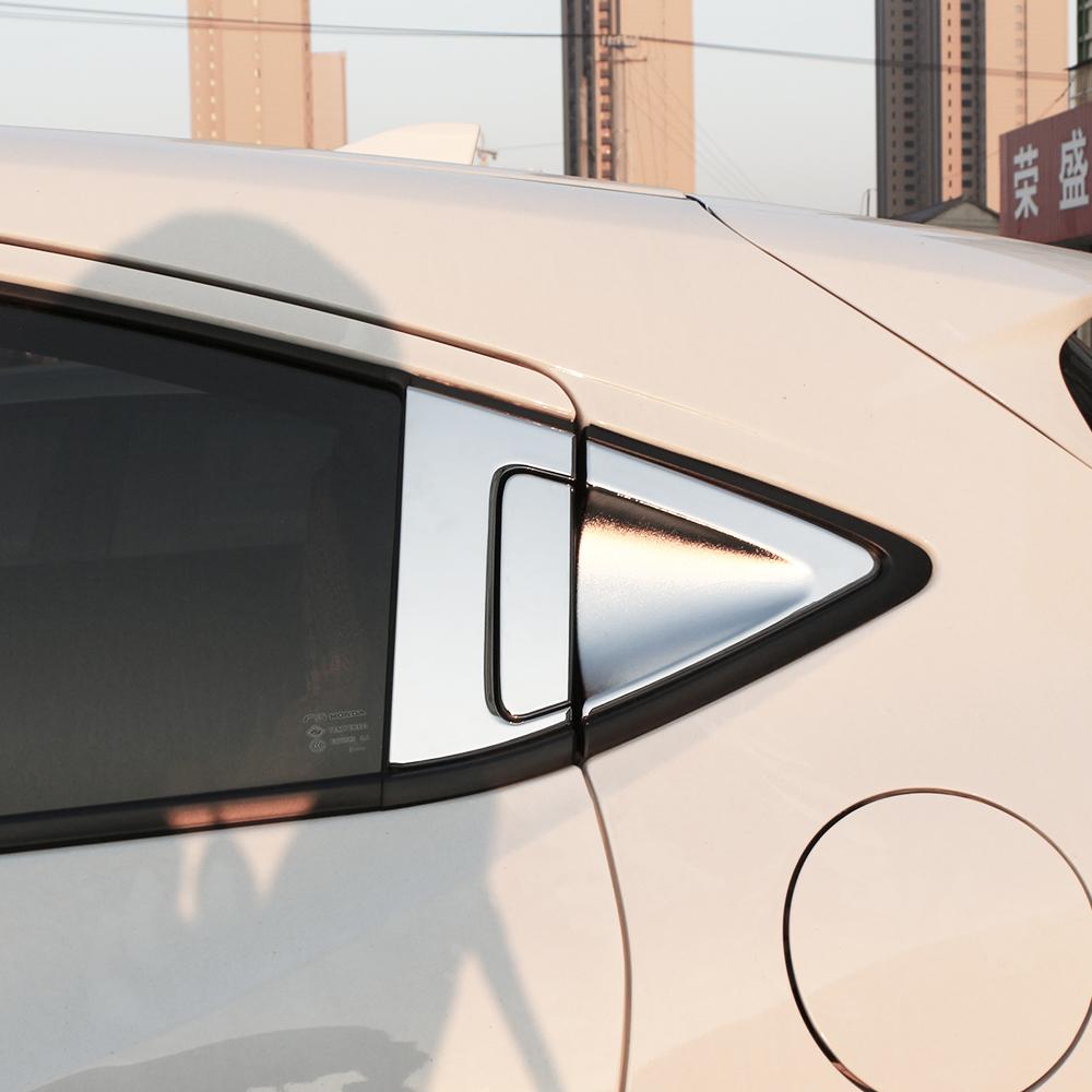 Rear Door Handle Bowl Cover Cup Cap Bezel Trim Molding Overlay Garnish Frame for Honda HR-V HRV 2016-2019 ABS Chrome