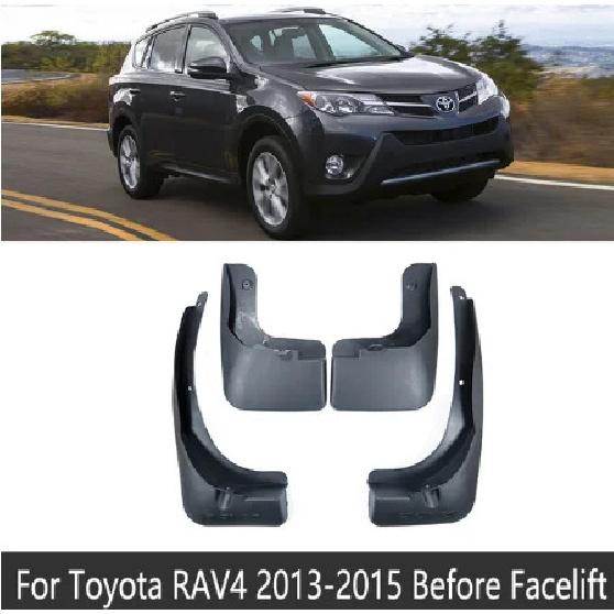 Брызговики для Toyota RAV4 RAV 4 XA40 40 2013~2018 2014 2015 2016 2017 Автомобильные аксессуары Брызговик Крыло Авто Запасные части