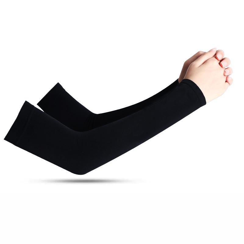 Sun Protection Ice Silk Polyester Sleeves Summer Cycling Outdoor Men's Driving Arm Sleeves Long Style