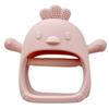 Силиконовый прорезыватель для зубов Baby Teether от Regalo, Ручной прорезыватель, Безопасный материал, Без BPA, Игрушка, Соска, Для новорожденных, Безопасен для микроволновой печи (Пыльно-розовый)