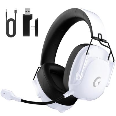 Игровая гарнитура Подключение USB Беспроводная игровая гарнитура Совместима с Идеально подходит для и RPG, таких как Fortnite и Genshin Impact Гарнитура PS5 с 50-мм Низким