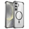 Прозрачный магнитный абсорбирующий бампер для Samsung Galaxy S24 S23 S22 S21 Note 20 Plus Ultra Protective Case Full Protection Cover