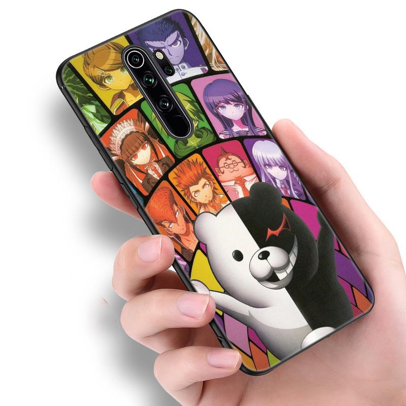 Силиконовый чехол DANGANRONPA для телефона Xiaomi Redmi Note 11 10 9 8 Pro 11T 10T 10S 9S 8T 9 9A 9C 9T, черный мягкий чехол, чехол