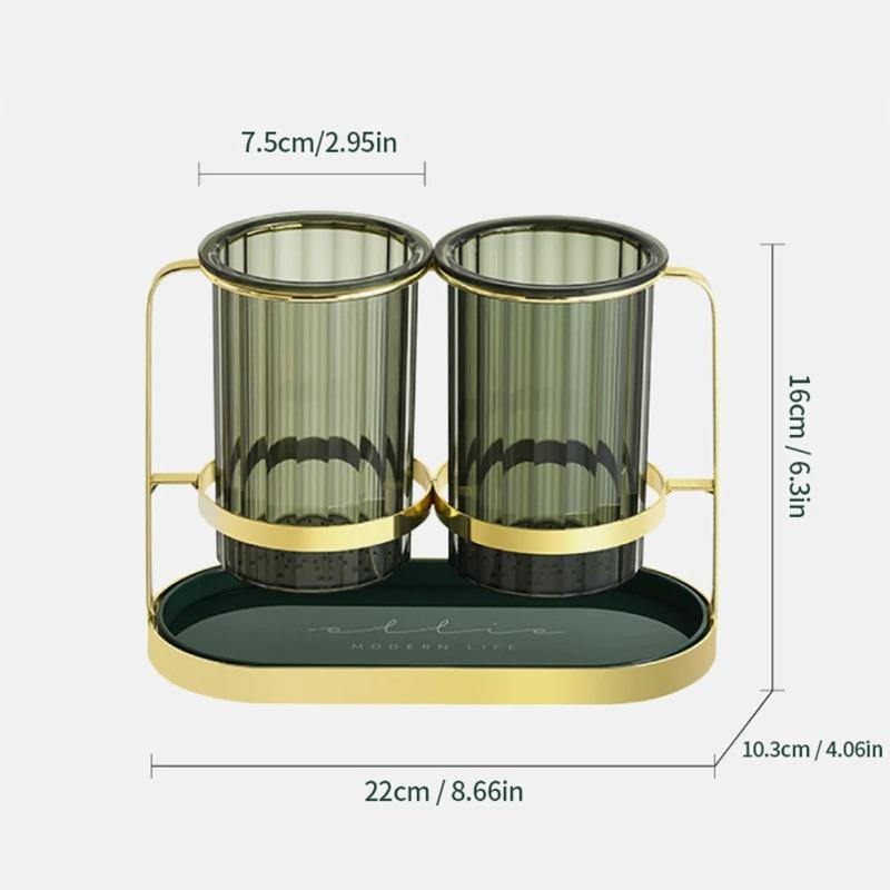 Двухслойный съемный держатель для палочек и органайзер для столовых приборов - Кухонная полка для хранения, Сушилка для посуды, Контейнер для палочек