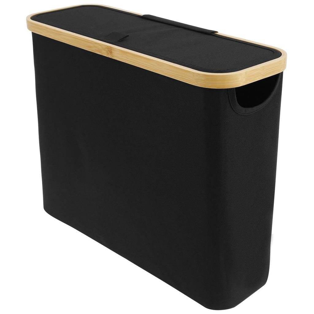 Bathroom Trash Can Foldable Toilet Paper Basket Toilet Creative Gap Waste Bin Large Capacity Household Paper Storage Holder