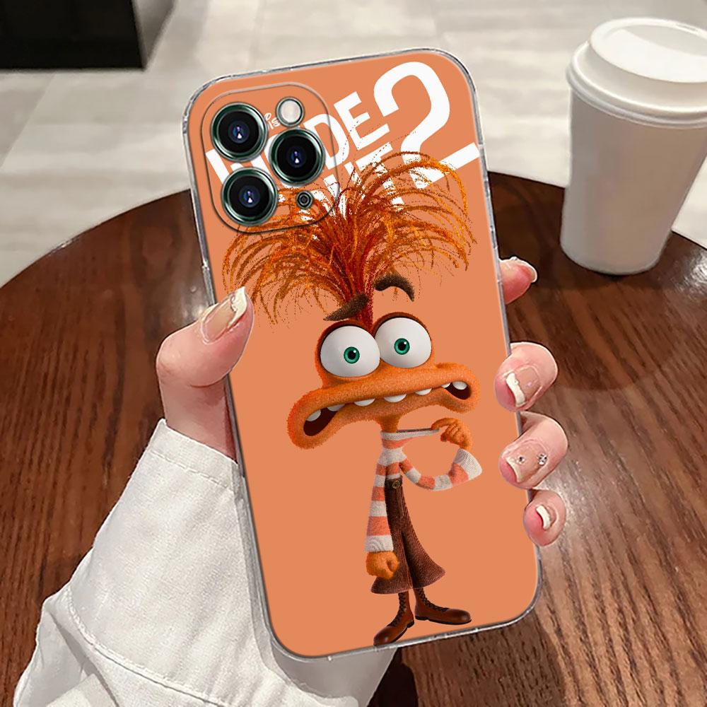 Чехол для телефона «Головоломка» Гнев Грусть Отвращение Для iPhone 17 Pro Max 17E 11 12 13 14 15 16 Pro Max Plus 17 Air 16E 7 XS Мягкая накладка