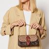 New COACH Beat Canvas With Leather Chain Bag, Portable Crossbody Bag, Shoulder Bag Women's Tan C0831-B4SI0