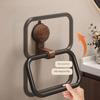 Hanging Towel Rack Suction Cup Design Strong Load-bearing Simple Installation Bathroom Wall Mount Hand Towel Holder