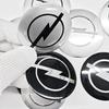 AAAYV1 4pcs 56mm 60mm 65mm Car Wheel Center Hub Emblem Sticker For Opel Insignia Astra J F Antara Meriva Zafira H G Corsa Accessories