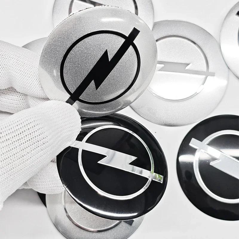 AAAYV1 4pcs 56mm 60mm 65mm Car Wheel Center Hub Emblem Sticker For Opel Insignia Astra J F Antara Meriva Zafira H G Corsa Accessories
