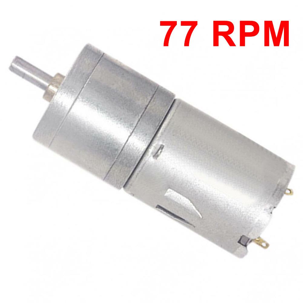 JGA25-370 12V Мотор-редуктор Двигатель постоянного тока Электрический мотор-редуктор Высокий крутящий момент Металлическая шестерня Редуктор постоянного тока Бытовая техника 22 об/мин 26 об/мин