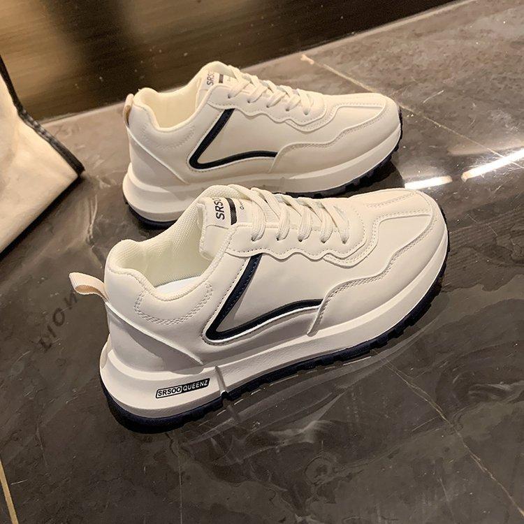 Forrest Gump shoes women's thick sole increases the height of the 2024 spring and autumn new Korean version of the fashion casual running sports sma