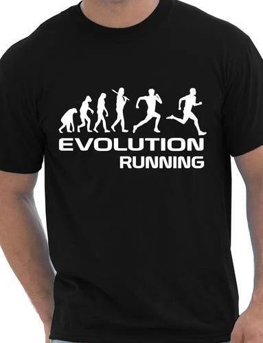 Эволюция Бегуна Подарок Бегуну Джоггер Мужская Футболка Размер S-XXL
