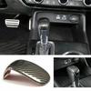 Накладка на ручку переключения передач из углеродного волокна и стали, комплект отделки для Honda Civic 11-го поколения 2022 2023