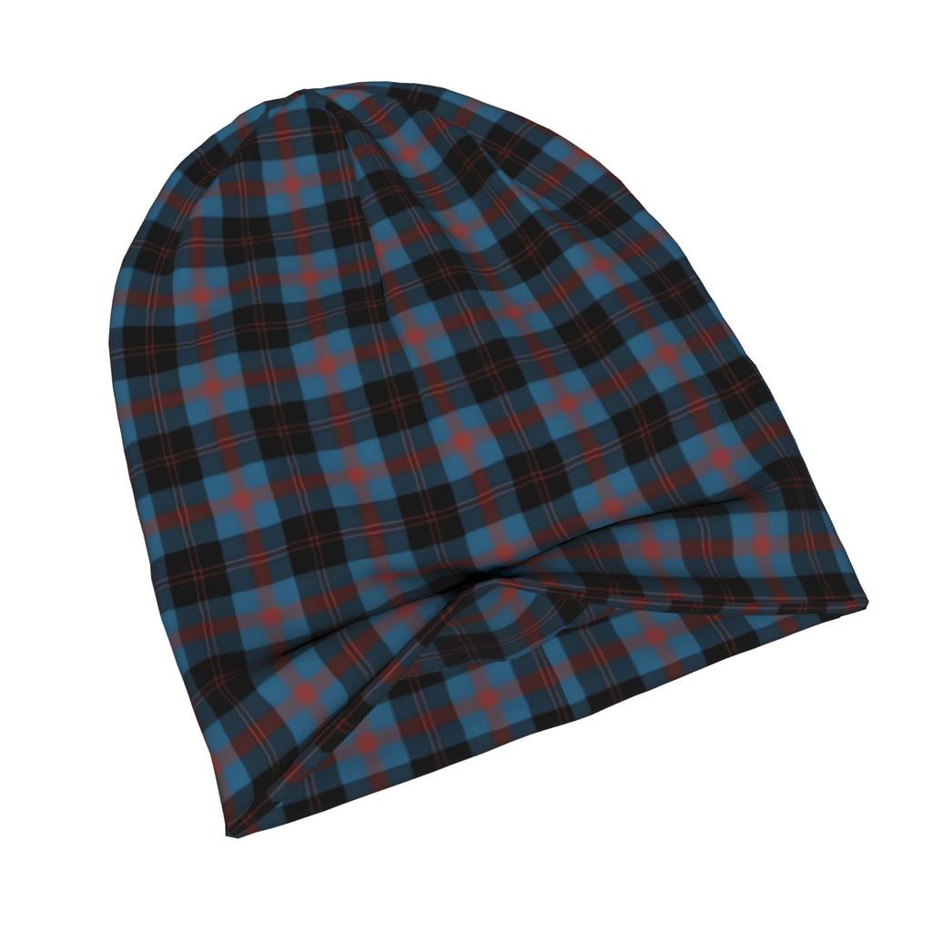 ZLIENSZUS Adult Scottish Tartan Beanie Hat - Angus Scotland District Plaid, Urban Style Suitable for Layered Outfits, Coffee Walks & Creative Spaces,