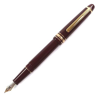 Отличная перьевая ручка MONTBLANC Meisterstück Classic 145 Бордовое золото 14К мужская Б/У