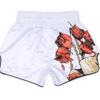Skull Rose Flower Muay Thai MMA UFC Martial Arts Shorts Pants Kickboxing Boxing Fight Unisex Men Women Kid Quick Dry Print Elastic Polyester Training
