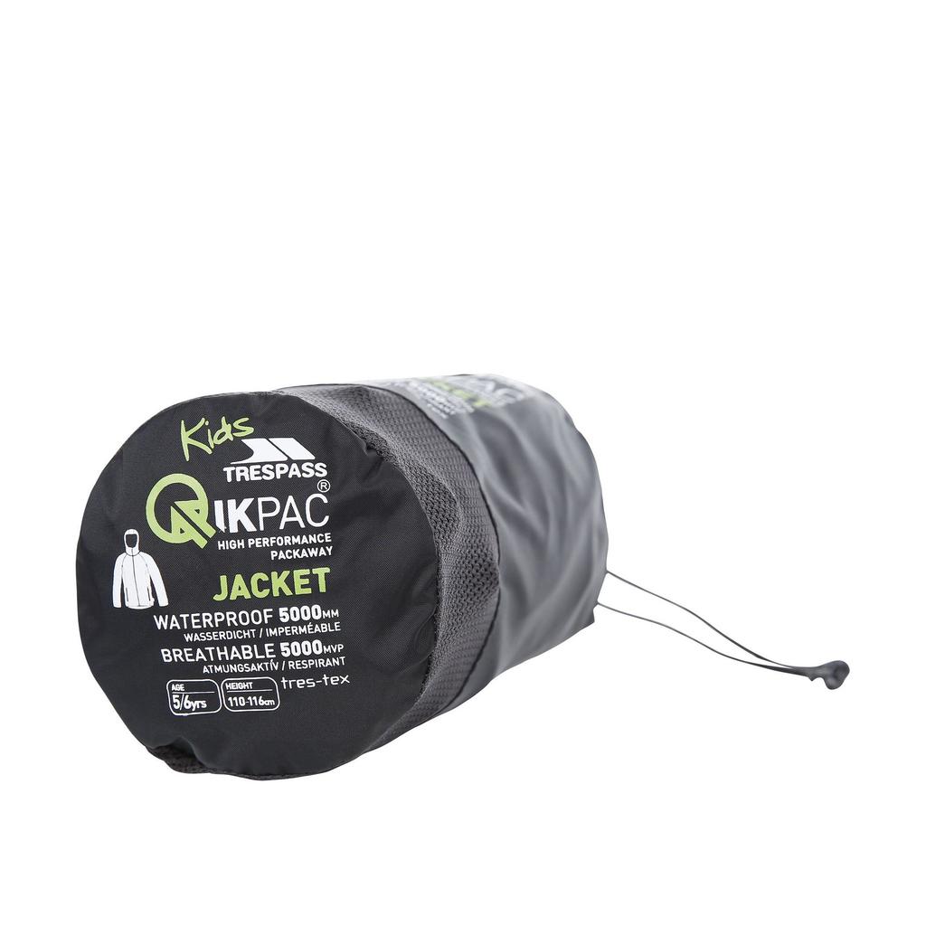Childrens/Kids Qikpac X Unisex Packaway Jacket