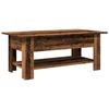 VidaXL Table basse vieux bois 102x55x42 cm bois d'ingénierie, table d'appoint, table de salon, table latérale, bout de 856796