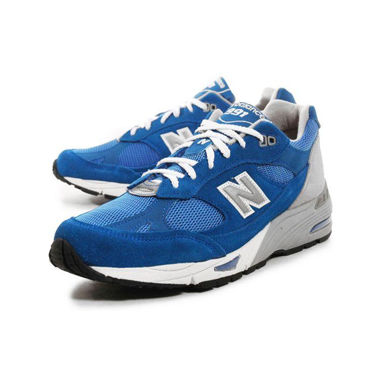 New Balance 991 Сделано в Великобритании Сине-серые мужские кроссовки M991BLW