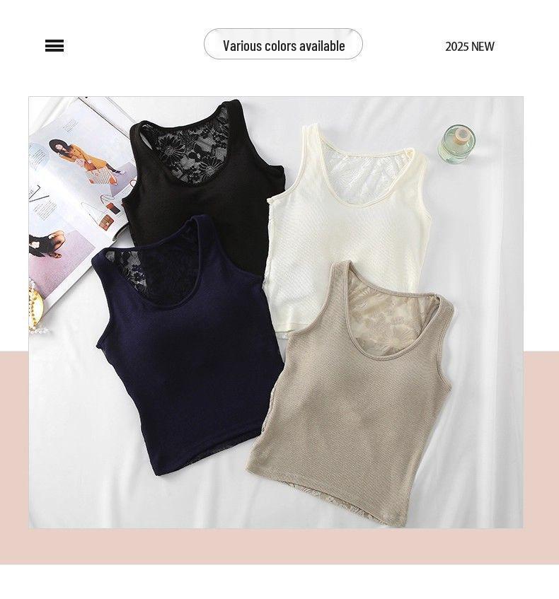 Французская сексуальная кружевная майка с открытой спиной для женщин - Коллекция начала осени