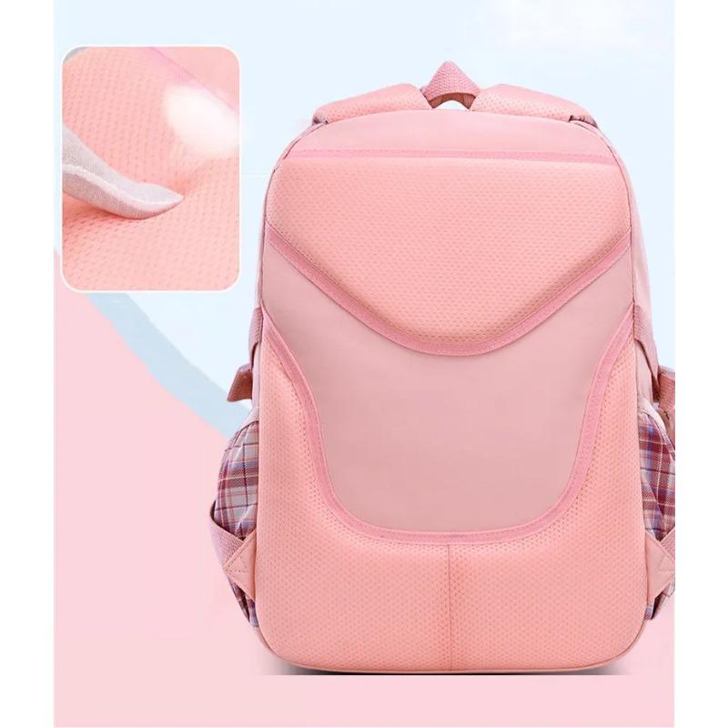 С подвеской в виде кролика для девочек, детский рюкзак, водонепроницаемая школьная сумка, школьный портфель с бантом