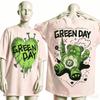 Green Day Футболка в подарок фанату Унисекс Унисекс Харадзюку Оверсайз Унисекс С коротким рукавом Уличная одежда Высокое качество Для пар Удобная Мягкая